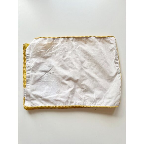 Lot of 6 TABITHA WEBB Yellow Polka Dot 100% Cotton Embroidered Bunny Placemats - Picture 7 of 10